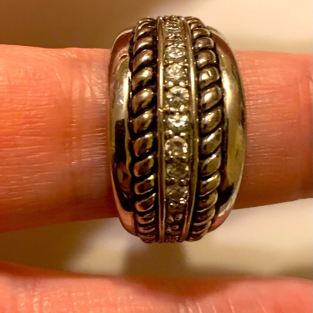 Lia Sophia Ring Silver Plated